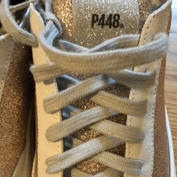 NWT P448 John Glitter Sneaker - Picture 11 of 14